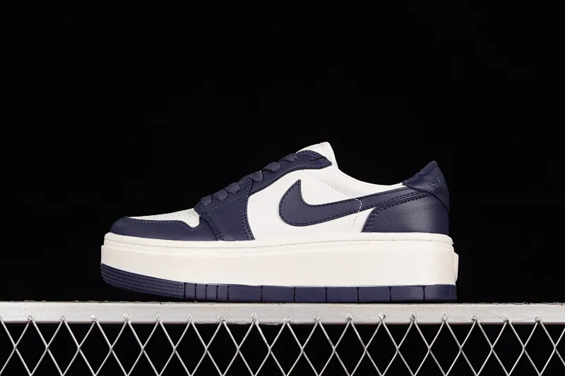 All categories Air Jordan Jordan series basketball shoes Air Jordan 1 Low Z version Air Jordan 1 Elevate Low SE "Wolf Grey" Little AJ first layer thick sole retro basketball shoes DH7004-141